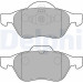 Delphi | Bremsbelagsatz, Scheibenbremse | LP2252