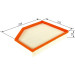 BOSCH F 026 400 501 Luftfilter BOSCH F 026 400 501 Luftfilter