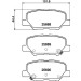 Hella | Bremsbelagsatz, Scheibenbremse | 8DB 355 020-291