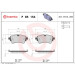 Brembo | Bremsbelagsatz, Scheibenbremse | P 85 154 Brembo | Bremsbelagsatz, Scheibenbremse | P 85 154