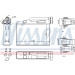 Nissens | Wärmetauscher, Innenraumheizung | 70530 Nissens | Wärmetauscher, Innenraumheizung | 70530