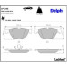 Delphi Bremsbelagsatz, Scheibenbremse LP2245