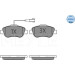 Meyle | Bremsbelagsatz, Scheibenbremse | 025 240 7218 Meyle | Bremsbelagsatz, Scheibenbremse | 025 240 7218
