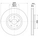 Hella | Bremsscheibe | 8DD 355 122-241