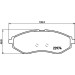 Hella | Bremsbelagsatz, Scheibenbremse | 8DB 355 011-251 Hella | Bremsbelagsatz, Scheibenbremse | 8DB 355 011-251