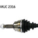 SKF | Antriebswelle | VKJC 2316 SKF | Antriebswelle | VKJC 2316