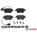 Brembo | Bremsbelagsatz, Scheibenbremse | P 23 142