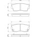 BOSCH Bremsbelagsatz, Scheibenbremse 0 986 461 750 BOSCH Bremsbelagsatz, Scheibenbremse 0 986 461 750