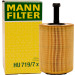 MANN-FILTER HU 719/7 x Ölfilter mit Dichtung, Filtereinsatz MANN-FILTER HU 719/7 x Ölfilter mit Dichtung, Filtereinsatz