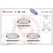 Brembo | Bremsbelagsatz, Scheibenbremse | P 30 110