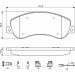 0 986 494 624 Bremsbelagsatz, Scheibenbremse