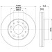 Hella | Bremsscheibe | 8DD 355 125-261