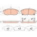 GDB3609 Bremsbelagsatz, Scheibenbremse