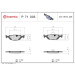 Brembo | Bremsbelagsatz, Scheibenbremse | P 71 003 Brembo | Bremsbelagsatz, Scheibenbremse | P 71 003