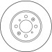TRW | Bremsscheibe | DF2792