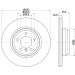 Hella | Bremsscheibe | 8DD 355 111-941