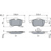 0 986 424 707 Bremsbelagsatz, Scheibenbremse