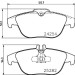 Hella | Bremsbelagsatz, Scheibenbremse | 8DB 355 016-281