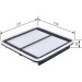 BOSCH F 026 400 206 Luftfilter BOSCH F 026 400 206 Luftfilter