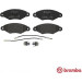 Brembo | Bremsbelagsatz, Scheibenbremse | P 56 038 Brembo | Bremsbelagsatz, Scheibenbremse | P 56 038