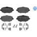 Meyle Bremsbelagsatz, Scheibenbremse MEYLE-ORIGINAL: True to OE 025 240 7316