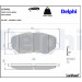 Delphi | Bremsbelagsatz, Scheibenbremse | LP2481 Delphi | Bremsbelagsatz, Scheibenbremse | LP2481