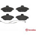 Brembo | Bremsbelagsatz, Scheibenbremse | P 23 072 Brembo | Bremsbelagsatz, Scheibenbremse | P 23 072