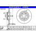 ATE | Bremsscheibe | 24.0112-0212.1 ATE | Bremsscheibe | 24.0112-0212.1