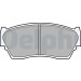 Delphi | Bremsbelagsatz, Scheibenbremse | LP783 Delphi | Bremsbelagsatz, Scheibenbremse | LP783