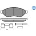 Meyle | Bremsbelagsatz, Scheibenbremse | 025 244 6819/W2 Meyle | Bremsbelagsatz, Scheibenbremse | 025 244 6819/W2