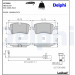 Delphi | Bremsbelagsatz, Scheibenbremse | LP2446 Delphi | Bremsbelagsatz, Scheibenbremse | LP2446
