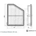Blue Print | Luftfilter | ADBP220119 Blue Print | Luftfilter | ADBP220119
