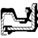 Corteco | Wellendichtring, Differential | 12016445B
