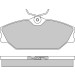 Metzger | Bremsbelagsatz, Scheibenbremse | 1170084 Metzger | Bremsbelagsatz, Scheibenbremse | 1170084