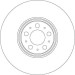 DF4340S Bremsscheibe TRW SINGLE DF4340S Bremsscheibe TRW SINGLE
