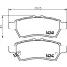 Hella | Bremsbelagsatz, Scheibenbremse | 8DB 355 012-081