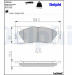 Delphi | Bremsbelagsatz, Scheibenbremse | LP2169 Delphi | Bremsbelagsatz, Scheibenbremse | LP2169