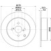 Hella Pagid | Bremsscheibe | 8DD 355 110-511