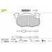 598081 Bremsbelagsatz, Scheibenbremse
