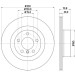 Hella | Bremsscheibe | 8DD 355 129-811