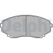 Delphi | Bremsbelagsatz, Scheibenbremse | LP1095 Delphi | Bremsbelagsatz, Scheibenbremse | LP1095