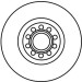 Bremsscheibe TRW SINGLE DF4262S