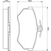 BOSCH | Bremsbelagsatz, Scheibenbremse | 0 986 460 944 BOSCH | Bremsbelagsatz, Scheibenbremse | 0 986 460 944