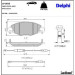 Delphi Bremsbelagsatz, Scheibenbremse LP1655
