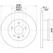 Hella | Bremsscheibe | 8DD 355 102-891 Hella | Bremsscheibe | 8DD 355 102-891