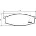 Hella | Bremsbelagsatz, Scheibenbremse | 8DB 355 007-291