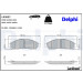 Delphi | Bremsbelagsatz, Scheibenbremse | LP2037 Delphi | Bremsbelagsatz, Scheibenbremse | LP2037