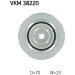 SKF | Spannrolle, Keilrippenriemen | VKM 38220 SKF | Spannrolle, Keilrippenriemen | VKM 38220