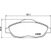 Hella | Bremsbelagsatz, Scheibenbremse | 8DB 355 013-911