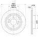 Hella | Bremsscheibe | 8DD 355 122-991